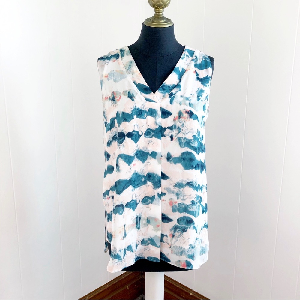 CAbi Lined Sleeveless V-Neck Blouse Size XS